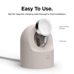 elago W2 Charger Stand Compatible with Apple Watch Series Ultra3/Ultra2/Ultra/11/10/9/8/7/6/5/4/3/2/1/SE3/SE2/SE1 (49mm, 46mm, 45mm, 44mm, 42mm, 41mm, 40mm, 38mm)