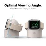 elago W2 Charger Stand Compatible with Apple Watch Series Ultra3/Ultra2/Ultra/11/10/9/8/7/6/5/4/3/2/1/SE3/SE2/SE1 (49mm, 46mm, 45mm, 44mm, 42mm, 41mm, 40mm, 38mm)