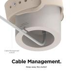 elago W2 Charger Stand Compatible with Apple Watch Series Ultra3/Ultra2/Ultra/11/10/9/8/7/6/5/4/3/2/1/SE3/SE2/SE1 (49mm, 46mm, 45mm, 44mm, 42mm, 41mm, 40mm, 38mm)