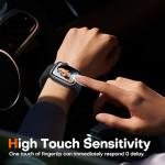 L K LϟK 8 pack TPU Screen Protector for Apple Watch Series 9 8 7 41mm - Self-Healing Anti Scratch 0 Bubble HD Touch Sensitive Upgrade Flexible Film for iWatch S9 41mm