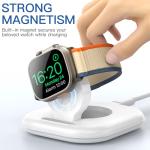 for Apple Watch Magnetic Charging Dock - Fast Magnetic Charger Stand, Compatible with Apple Watch Series 2/3/4/5/6/7/8/9/10/Ultra 1 2, Supports Nightstand Mode, Portable Design for Travel