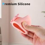 Charger Stand Compatible with Apple Watch Series 49/46/45/44/42/41/40/38mm iWatch Ultra2/Ultra/10/9/8/SE2/7/6/SE/5/4/3/2/1,Silicone Charging Dock Organizer Supports Night Stand Mode