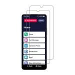 VIESUP for Lively Smartphone 4 HD Clear Screen Protector Tempered Glass - [2Pack] 9H Hardness Case Friendly Anti-Scratch Screen Protector Protective Tempered for Jitterbug Phones Smart 4 (6.75”)