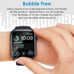 UniqueMe 6 Pack TPU Screen Protector Compatible with Apple Watch 44mm SE 3/SE 2/SE Series 6/5/4, [Upgrade Flexible Film] Anti-Scratch Soft HD TPU Clear Film for iWatch 44mm