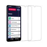 VIESUP for Lively Smartphone 4 HD Clear Screen Protector Tempered Glass - [2Pack] 9H Hardness Case Friendly Anti-Scratch Screen Protector Protective Tempered for Jitterbug Phones Smart 4 (6.75”)
