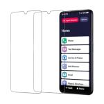 VIESUP for Lively Smartphone 4 HD Clear Screen Protector Tempered Glass - [2Pack] 9H Hardness Case Friendly Anti-Scratch Screen Protector Protective Tempered for Jitterbug Phones Smart 4 (6.75”)