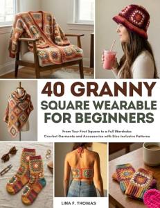 40 Granny Square Wearables for Beginners: From Your First Square to a Full Wardrobe Crochet Garments and Accessories with Size-Inclusive Patterns