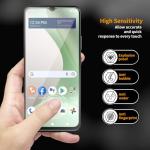 WowFluy 3 Pack for Blu View 5 Tempered Glass Screen Protector, Scratch-Proof, Bubble-Free,HD Transparent, 9H Hardness,Bubble Free,Case Friendly