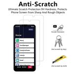 VIESUP for Lively Smartphone 3 HD Clear Screen Protector Tempered Glass - [2Pack] 9H Hardness Case Friendly Anti-Scratch Screen Protector Protective Tempered for Lively Smart 3 / Jitterbug Smart 3