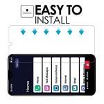 VIESUP for Lively Smartphone 3 HD Clear Screen Protector Tempered Glass - [2Pack] 9H Hardness Case Friendly Anti-Scratch Screen Protector Protective Tempered for Lively Smart 3 / Jitterbug Smart 3