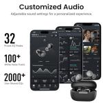 TOZO A1 Wireless Earbuds Bluetooth 5.3 Light Weight in Ear IPX5 Waterproof Headphones 2 Mic for AI Calls, Immersive Premium Sound Bass Headset with Charging Case, 32 Presets EQ Customization via App
