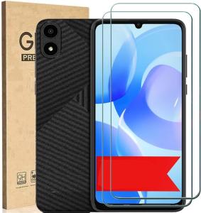 Ranyi [2 Pack] for AirVoice A67L Tempered Glass Screen Protector, HD Clear 9H Hardness Anti-Scratch No Bubble Screen Protector Flim for AirVoice A67L 6.7" SmartPhone