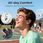 TOZO A1 Wireless Earbuds Bluetooth 5.3 Light Weight in Ear IPX5 Waterproof Headphones 2 Mic for AI Calls, Immersive Premium Sound Bass Headset with Charging Case, 32 Presets EQ Customization via App