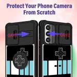 Funermei for Samsung Galaxy A54 5G Phone Case - Men Boys Cute Cover Fun Funny Cool for Teens Kids Video Game Unique Design with Camera Cover Ring Stand Funda for Samsung A54 5G Case