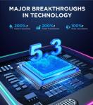 JOYROOM Bluetooth 6.0 AUX Car Adapter, Dual Mics Noise Cancellation, Plug-and-Play, Multifunction Button, 3.5mm Audio Adapter Bluetooth Receiver for Car Hands-Free Calls & Music, 2026 Upgrade, Black