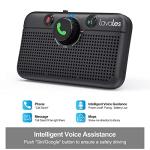 Lavales Bluetooth 5.3 Car Speaker, Handsfree Wireless Bluetooth Speaker Kit for Cell Phone, Support Siri & Google Voice Assistant, Motion Auto On, Wireless Audio Car Kit Speakerphone with Visor Clip