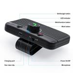Lavales Bluetooth 5.3 Car Speaker, Handsfree Wireless Bluetooth Speaker Kit for Cell Phone, Support Siri & Google Voice Assistant, Motion Auto On, Wireless Audio Car Kit Speakerphone with Visor Clip