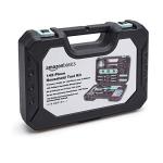 Amazon Basics 142-Piece Household Tool Kit for Home Repair, Hand Tools with Storage Case, 13.39 x 9.25 x 2.95 inch, Turquoise