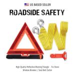 Always Prepared Premium Roadside Emergency Kit for Car - Car Safety Kit, Tools, First Aid, Visibility Gear & More - Perfect Roadside Assistance Kit Gift for New Drivers (125 pc)