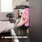 WORKPRO Pink Tool Kit, 263-Piece Home Repairing Tool Set with Wide Mouth Open Storage Bag, Household Tool Kit - Pink Ribbon