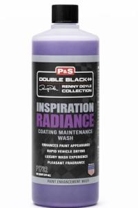 P&S Inspiration Radiance Coating Maintenance Wash – Ceramic Car Shampoo, Coating Safe Car Wash Soap, High-Gloss Shine, UV Protection, Foam Cannon & Bucket Wash,1 Quart