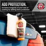 Adam's Polishes Spray Wax 16oz - Premium Infused Carnauba Car Wax Spray For Shine, Polish & Top Coat Paint Protection | Car Wash Enhancer & Clay Bar Lubricant | Car Boat Motorcycle RV Detailing
