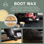 Otter Wax Leather Care Kit | 100% All-Natural Leather Care Products | Made In The USA | Includes Saddle Soap & Leather Salve | Color Safe | Ideal for Shoes, Boots, Jackets, Car Interiors