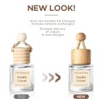 HoogaLife Car Air Freshener Diffuser 2 Pack Hanging Air Freshener Diffuser - Vanilla Cream Fragrance Oil Air D iffuser for Car, 45+ days Long Lasting Fragrance Made in USA C ar Air Fresheners (V54)