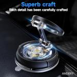 ANDERY Car Phone Holder for Magsafe [78+LBS Strongest Suction & 2400gf Magnetic] 360° Adjustable Car Phone Mount, Phone Holders for Your Car for iPhone 17-12 Pro Max Plus Air, Carbon Fiber