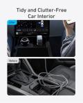 Anker Retractable USB-C Car Charger, 75W Max Fast Charging with Built-in Retractable Cable Car Adapter, Car Accessories for iPhone 17/16 Series, Galaxy S25/S24, MacBookPro/Air, iPad, and More