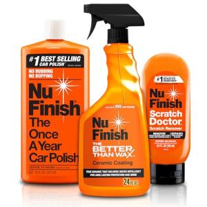 Nu Finish Car Care Detailing Kit – 3 Items