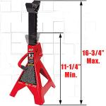 Torin Big Red Steel 3 Ton Jack Stands