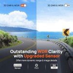 70mai Front Dash Cam with Built-in WiFi