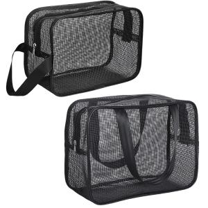 Mesh Shower Caddy Tote Bag Cosmetic Storage Bag Multifunctional Shower Bag Large Capacity Portable Toiletry Organizer