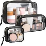PVC Clear Makeup Case Toiletry Bag Multipurpose Travel Kit Portable  Large Capacity Dust Proof Organizer Transparent Storage Bag