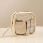 PVC Clear Makeup Case Toiletry Bag Multipurpose Travel Kit Portable  Large Capacity Dust Proof Organizer Transparent Storage Bag