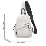 Crossbody bag men's single shoulder small backpack chest bag women's cycling sports mountain climbing boys tablet lightweight mo