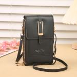 New transparent touchscreen phone bag trend simple crossbody small bag phone women's bag change bag vertical design