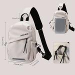 Crossbody Bag Men's Single Shoulder Small Backpack Chest Bag Women's Cycling Sports Mountain Climbing Boys Tablet Lightweight Mo