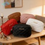 HOMEFISH Tassel Small Messenger Bag For Women Trend Lingge Embroidery Camera Female Shoulder Bag Fashion Chain Crossbody Bags