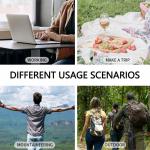 Capacity hand-held with shoulder strap insulated bag, lunch box bag, student thickened waterproof lunch bag。-zmt