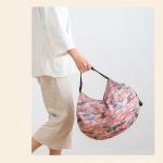 Large Capacity Foldable Shopping Bag, Portable Travel Bag, Portable Storage Bag, One Shoulder Backpack, Organizing Bag