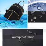 Women's Multi-Function Fashion Girl Oxford Daypack Travel Cute Mini Backpack Men Shoulder Bag Black Purse Hot