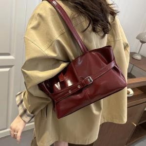 Fashionable Medium Size Versatile Tote Handbag for Daily Use Ethnic Style Synthetic Leather and Canvas Bag