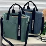 New Casual Tote Large Capacity Shoulder Bag Nylon Waterproof Canvas Handbag Simple Fashion Messenger Bags For Schoolgirl