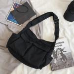 Women's School Messenger Bags For Women Shoulder Ladies Designer Handbag Solid Large Capacity Casual Canvas Shoulder Female Bags