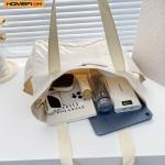 HOMEFISH Portable large-capacity canvas bag, versatile shoulder bag design, special cloth bag for students' class and daily