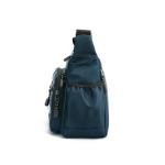 Men's business single-shoulder bag, suitable for business trips and work, made of nylon material, with a single shoulder strap.