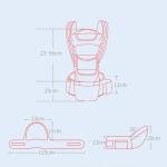 Newborn Ergonomic Baby Carrier Backpack Infant Baby Hipseat Carrier Front Facing Ergonomic Kangaroo Baby Wrap Sling Travel