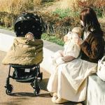 Hooded Blanket for Baby Stroller Newborn Swaddle Wrap Warm Baby Carrier Sling Cover Infant Cloak Cape Sleeping Quilt 80*85cm